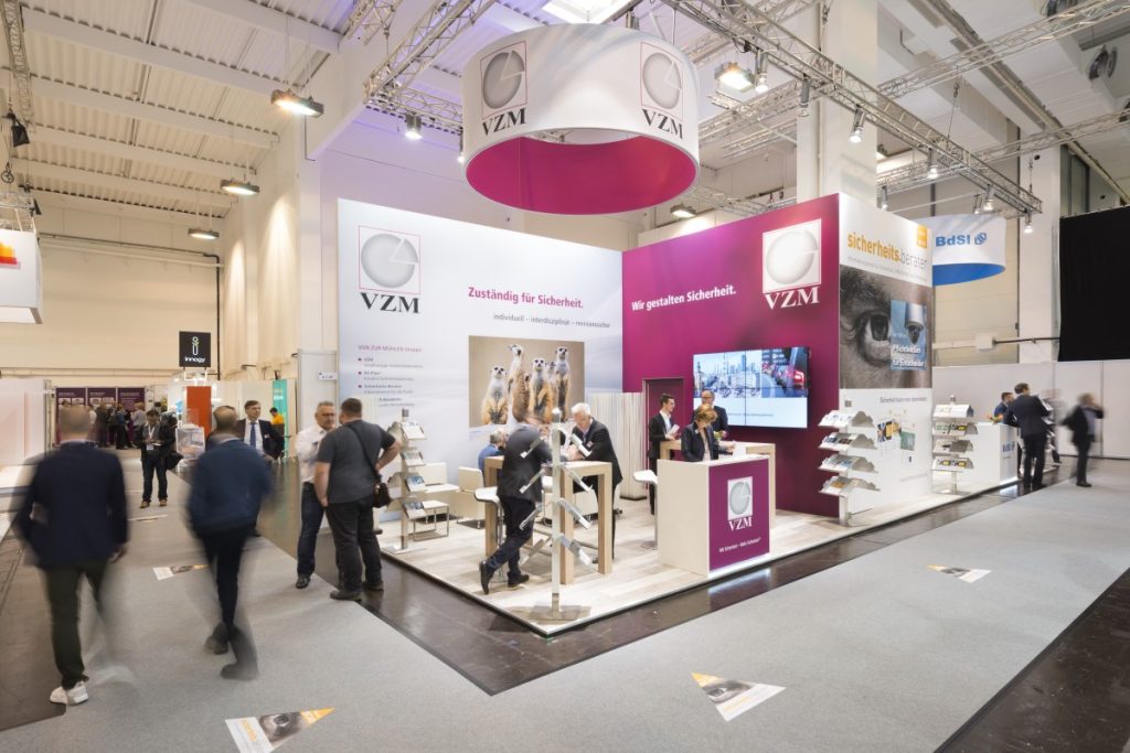 Messestand VZM auf der Secuirty 2018