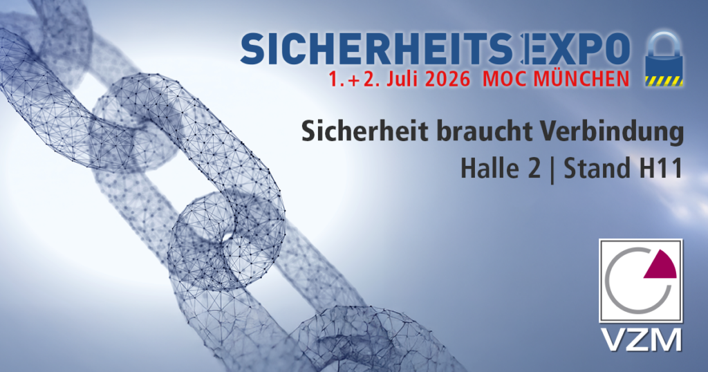 VZM auf der SicherheitsExpo 2026 in München